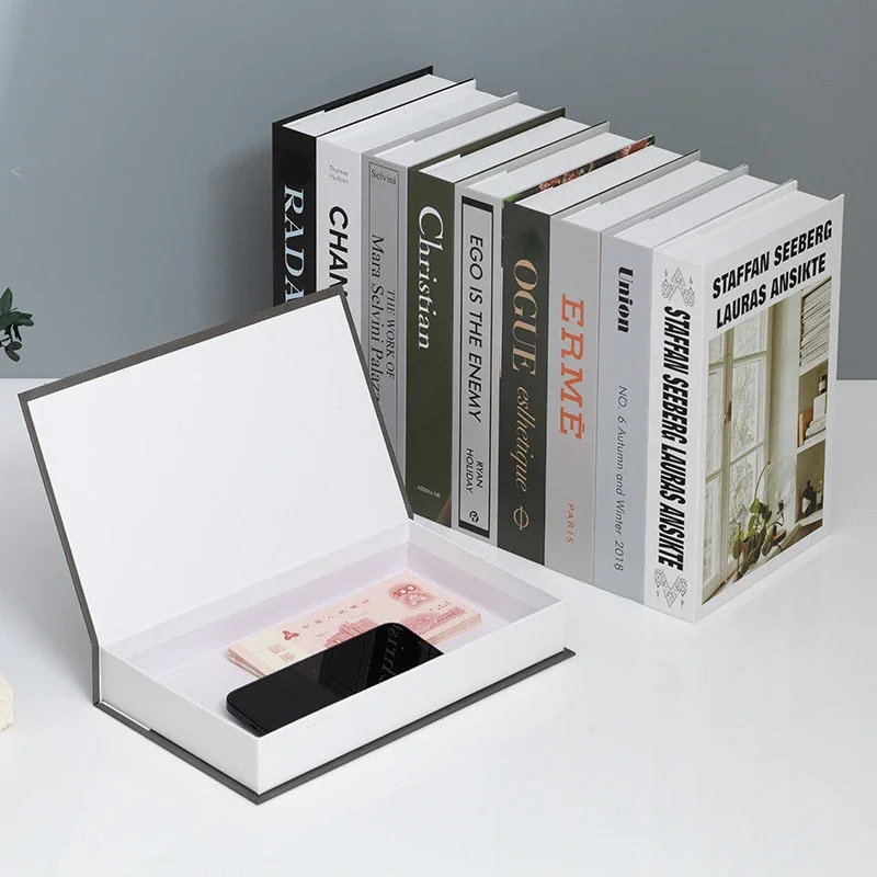 Storage Box Fashion Decorative Book High Quality Paper Organiser Living Room Decoration Simulation Books Ornaments for Home 250113