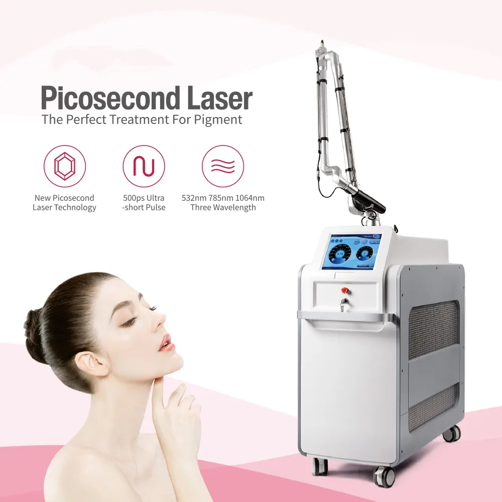 Super Powerful Nd Yag Laser Tattoo Removal Machine Pigmentation Removal Laser Machine For Spot Removal Carbon Black Doll Machine