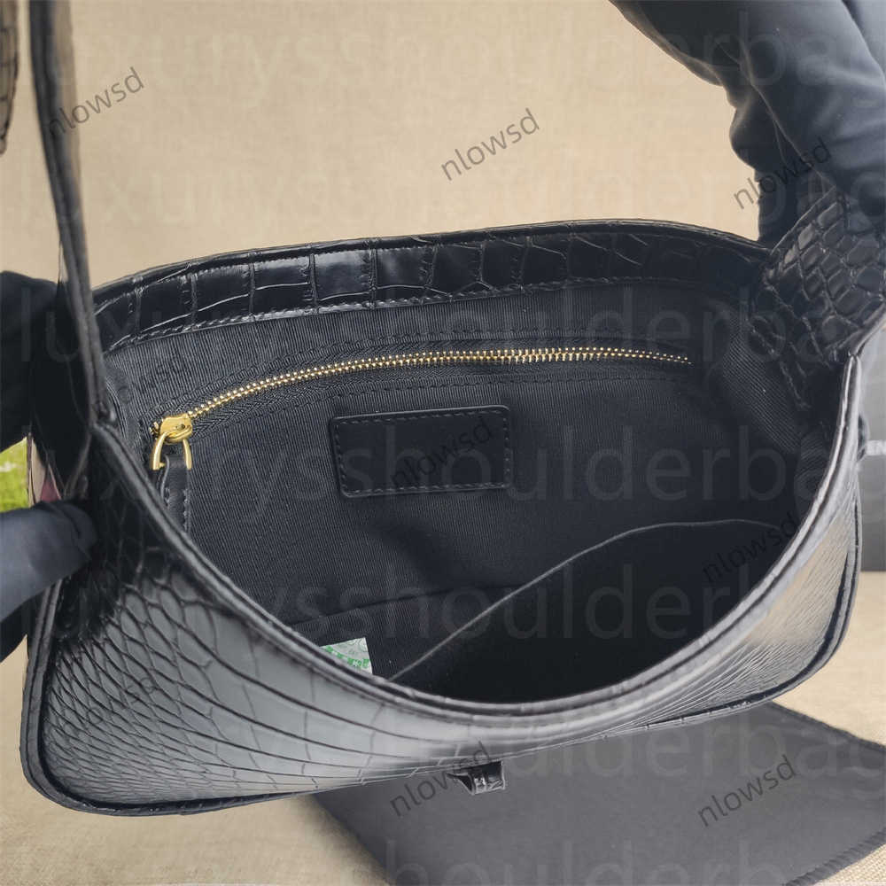 10A Hobo Crocodile Leather Handbags High Quality Underarm Bag Shoulder Fashion Purses Designer Woman Handbag Dhgate Bags Wallet sac e