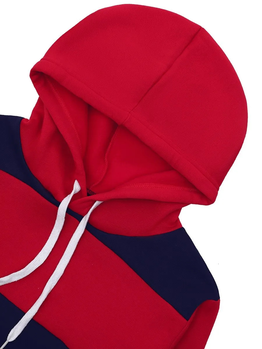 LW Plus Size Autumn Winter Women Hoodie Pants Set Drawstring Tracksuit Striped Printed Hooded Long Sleeve Warm Sweatsuits Outfit 250122