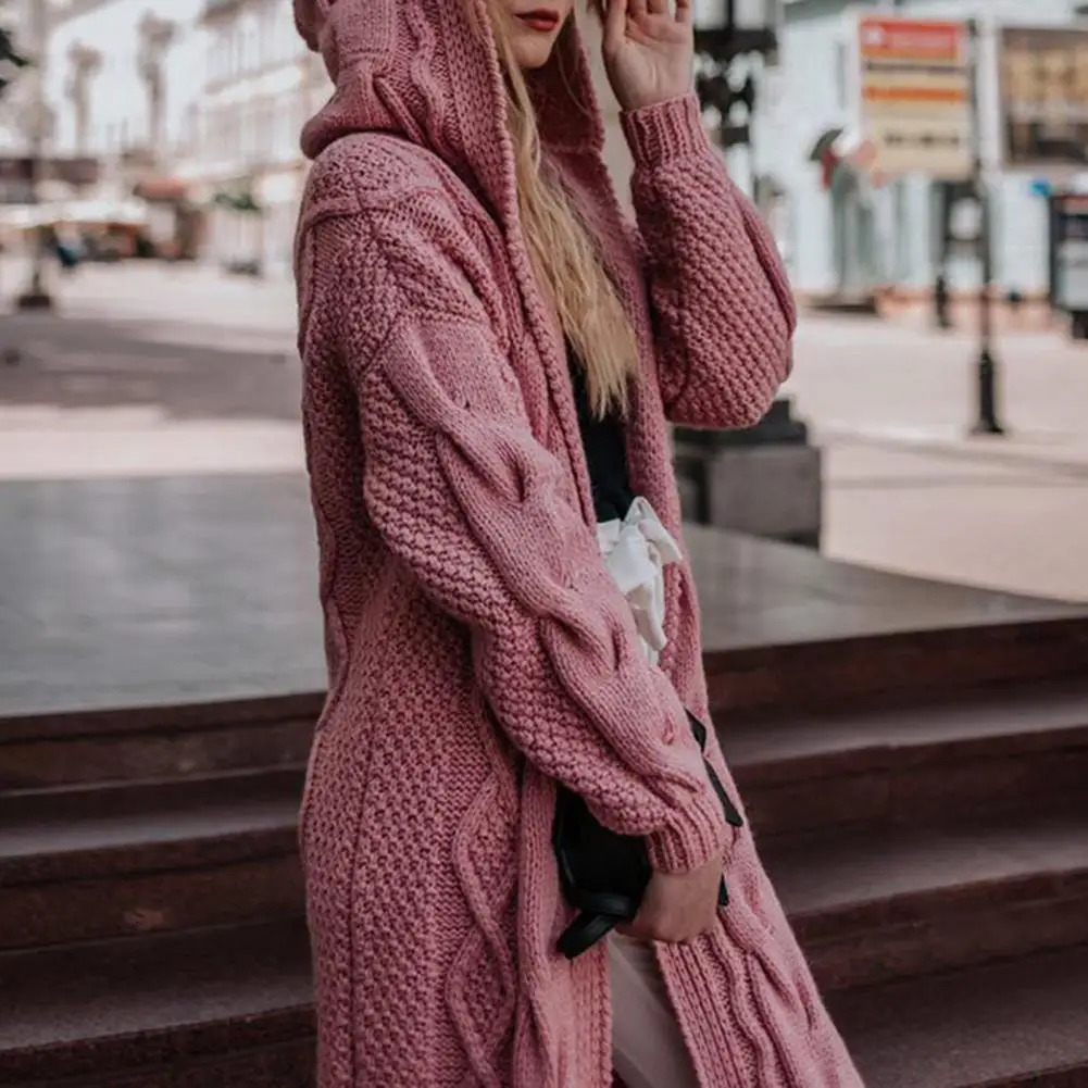 Outwear Chic Rhombus n Lady Cardigan Knitwear Front Open for Office 250109Z