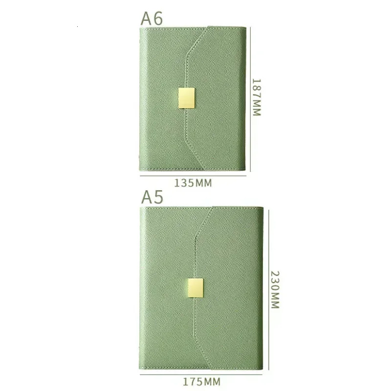 Refillable Notebook Journal Notebook A5 Binder 6 Ring Binder Vintage Premium PU Leather Classic Travel Journal Diary Note Book 250120