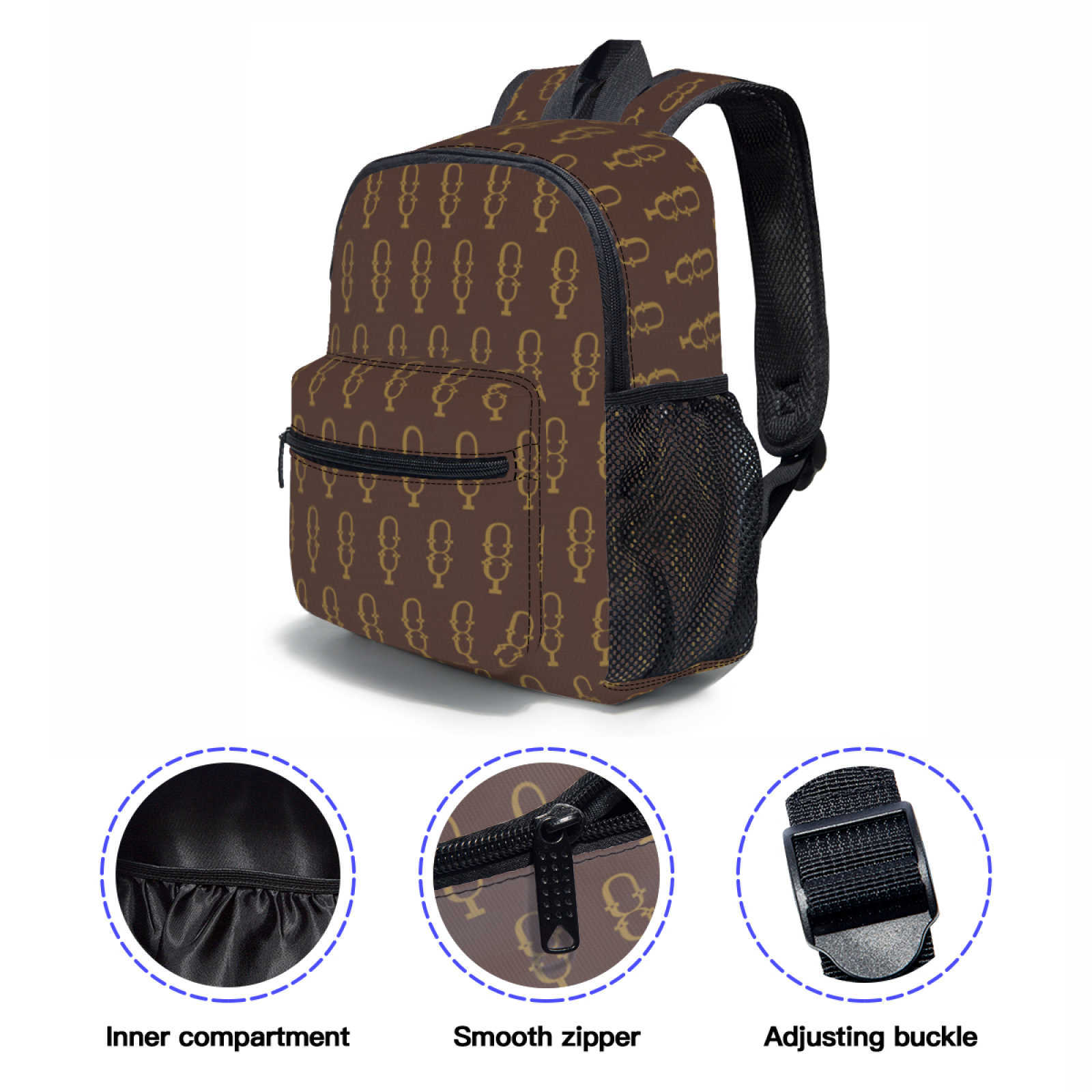 NXY Zipper Pocket Backpack Bag Multifaceted Design Student Bag New High Quality Travel Bag Casual Daypack Color Soft Handle School Bags Hip