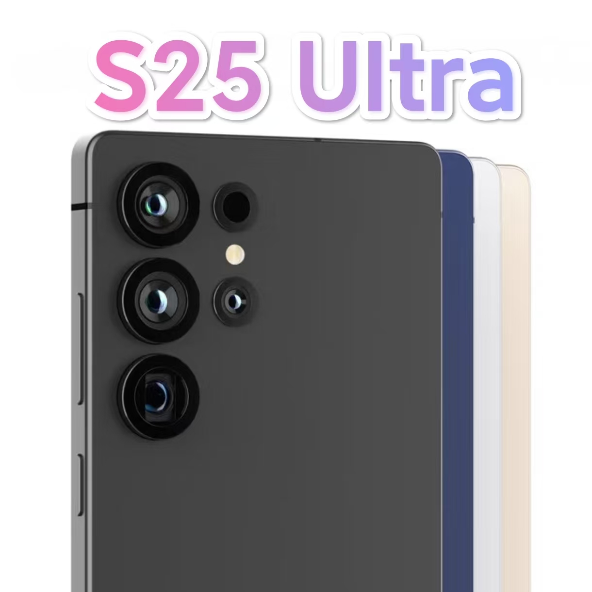 S25 Ultra Smartphone 5G 7,3 pouces Android débloqué 16+1 To appareil photo écran tactile reconnaissance faciale affichage HD téléphone Android