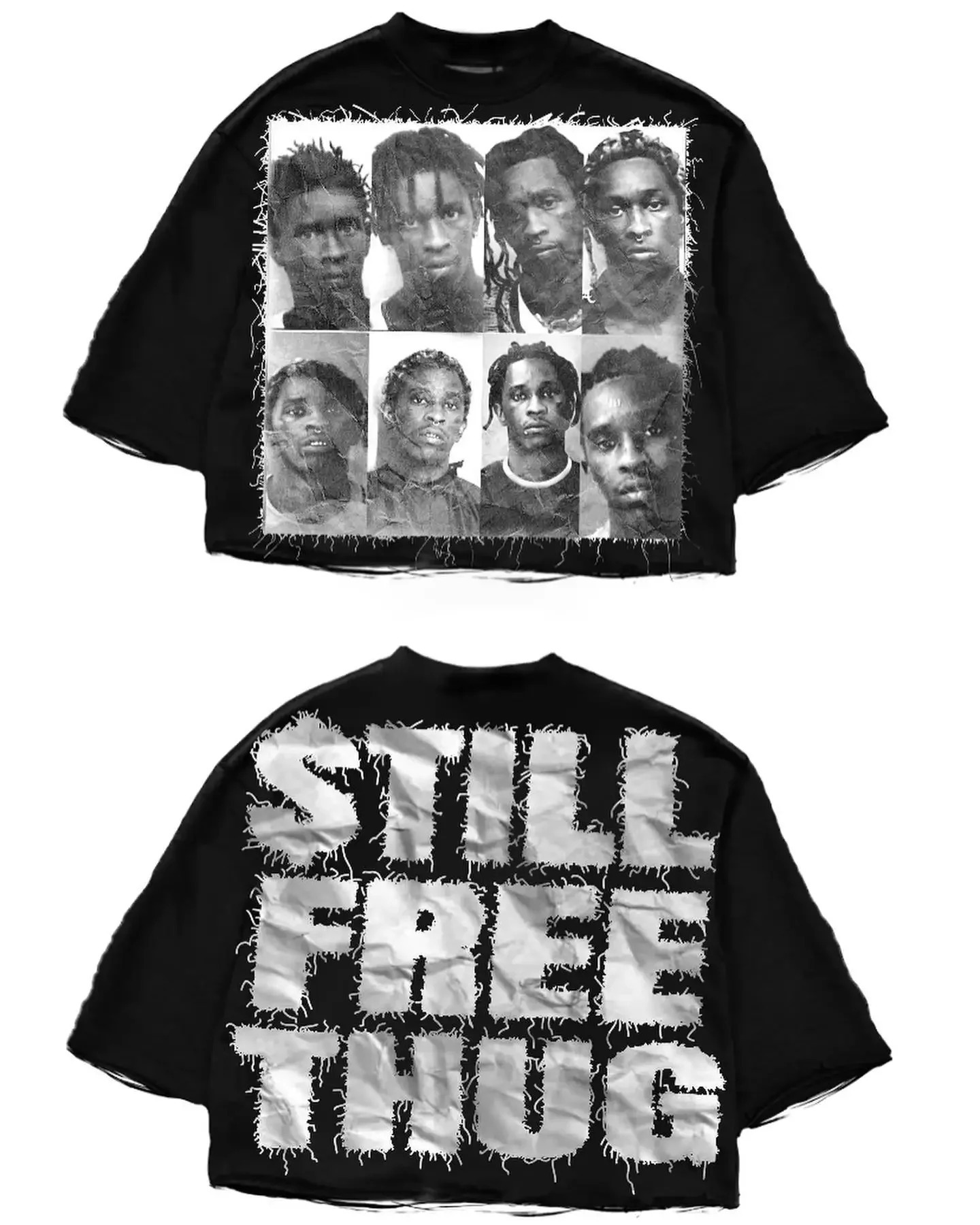 Street T-shirt Y2K Top Rock Hip Hop Graphic Print Oversized T-shirt Mens and Womens Crew Neck Cotton Short-sleeved Top Clothes 250120
