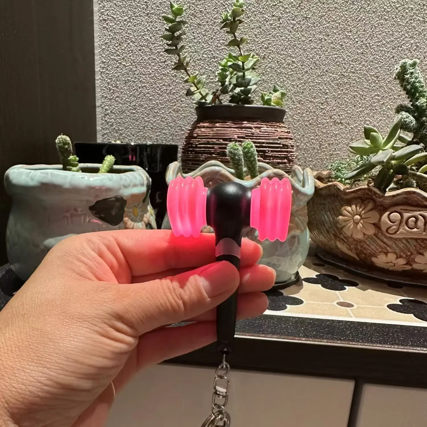 Kpop Idol Group Lightstick Keychain Mini Light Stick Lamp Pendant Key Chain Fans Collection Gifts Car Key Jewelry Key Ring 250121