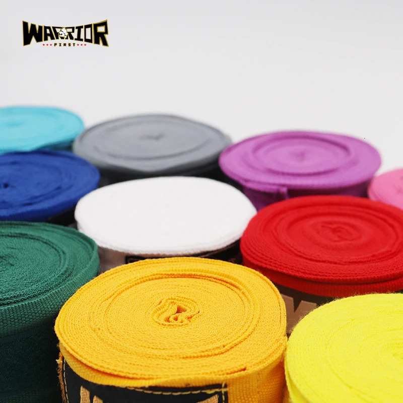 1 Pair 3M/5M Poly Cotton Boxing Handwraps Bandage Training Gloves Kickboxing Muay Thai MMA Hand Wraps Protector Tapes 250114