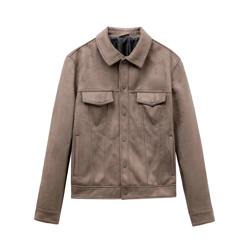 RARF Men mens Spring and autumn suede texture effect jacket top 250122