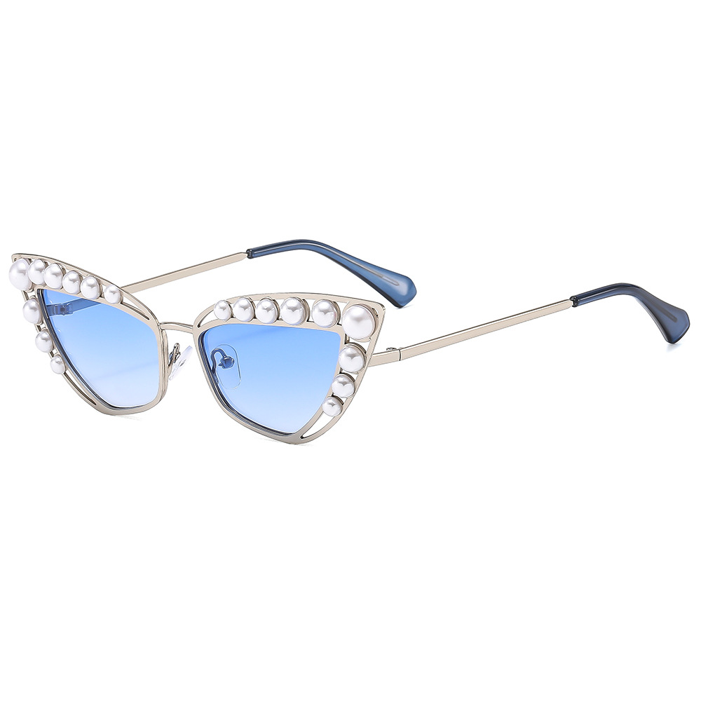 Cat's Eye Pearl Women's Sunscreen Sunglasses Sunglasses Sunglasses