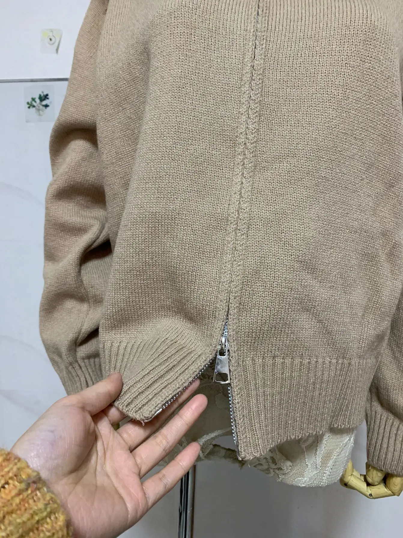 2025 Autumn Winter Clothes Women Cashmere Cardigan Womens Hooded Sweater Zipper Outerwears Jacket y2k Tops Pull Winter Femme 250122