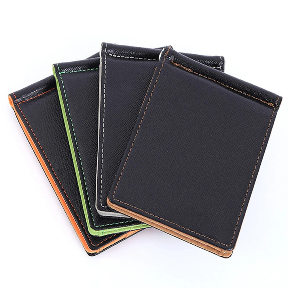 Fashion Simple Mens Leather Money Clips Wallet Multifunctional Thin Man Card Purse Metal Clamp For Cash Holder 250114