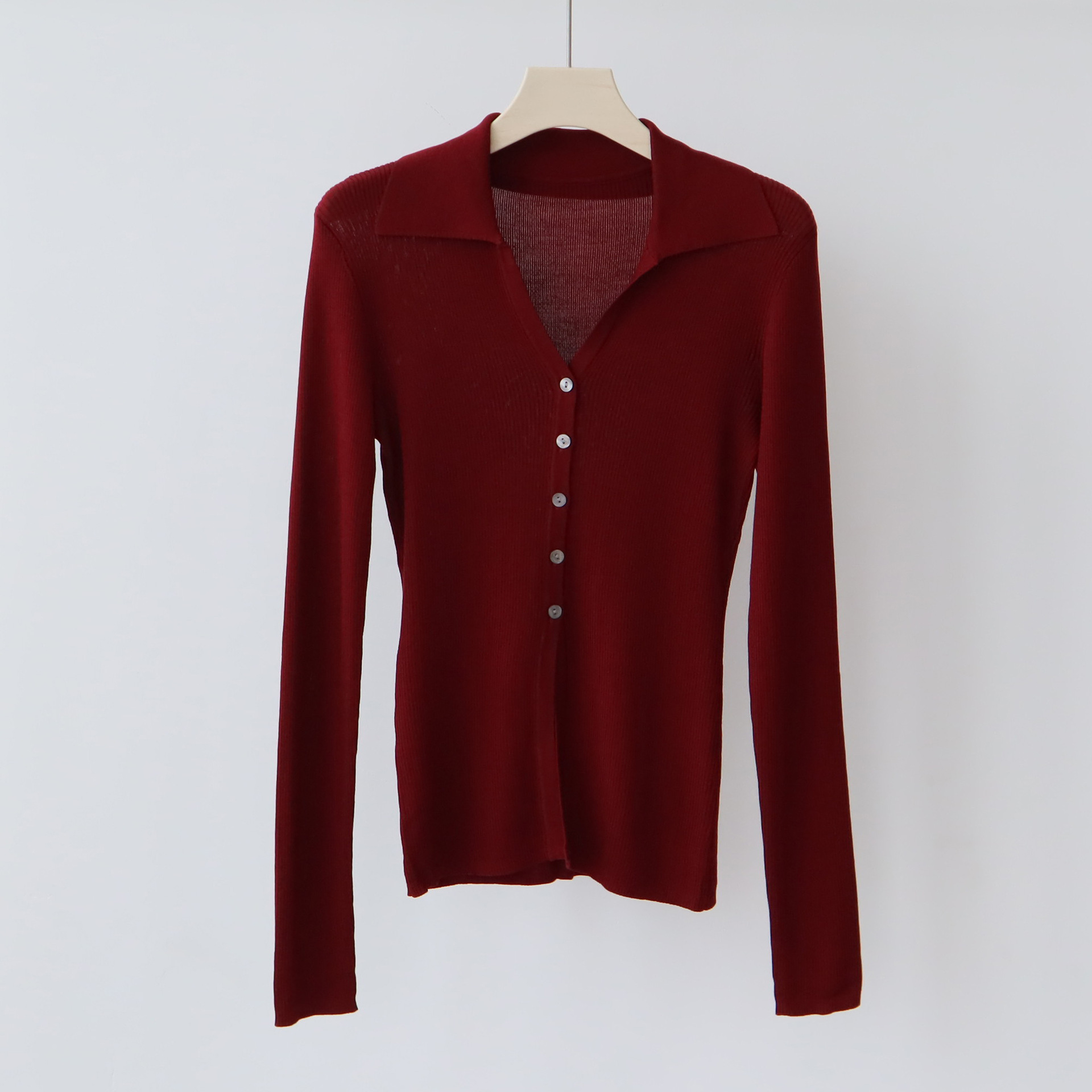 CCBB2 Wool Blend Knit Sweater - Autumn & Winter Long Sleeve Side Pleat Half Turtleneck Pullover