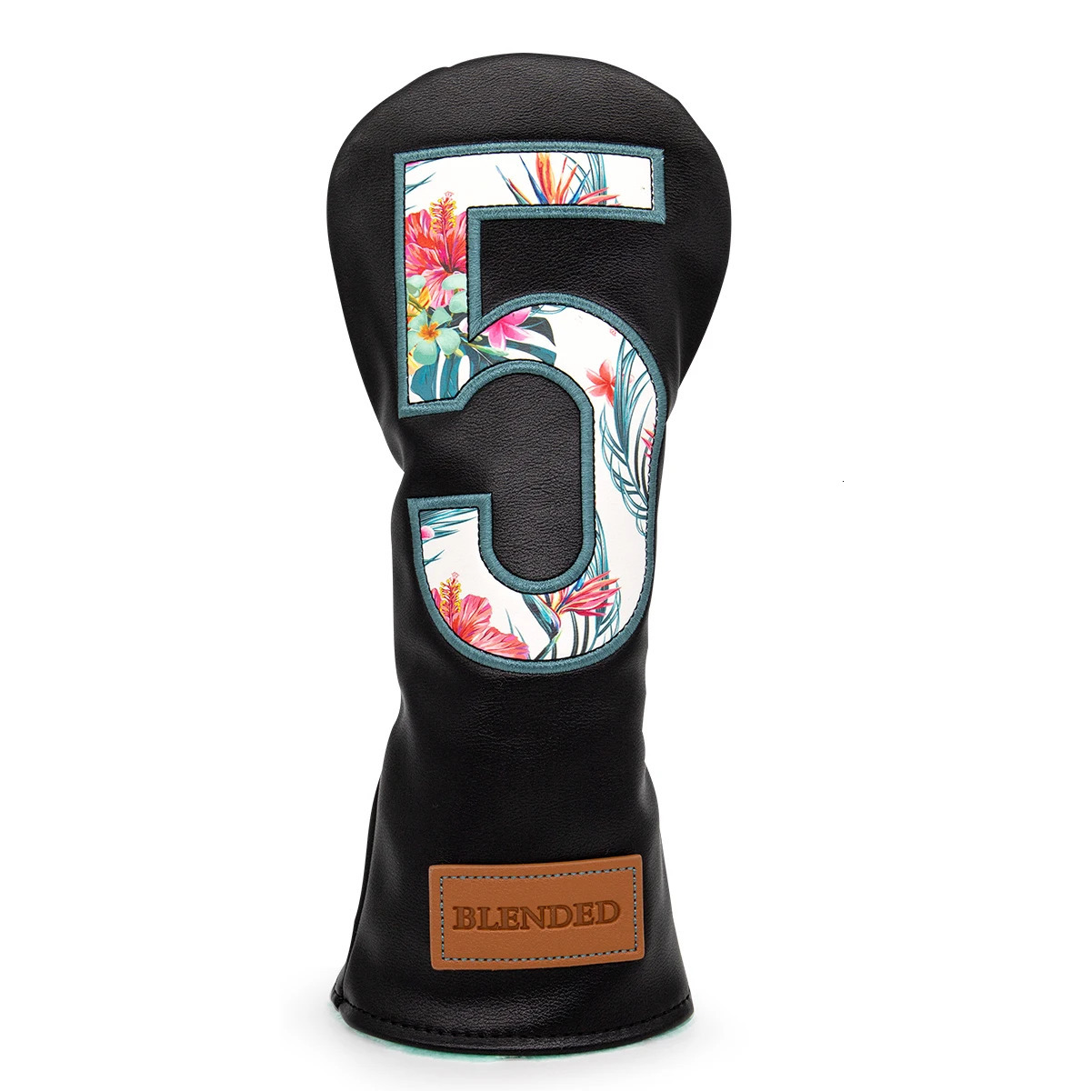 Black Leather Golf Headcovers Summer Fashion Head Cover High Qaulity Driver Wood Cover Set White Premium Leather Driver Fairway 250114