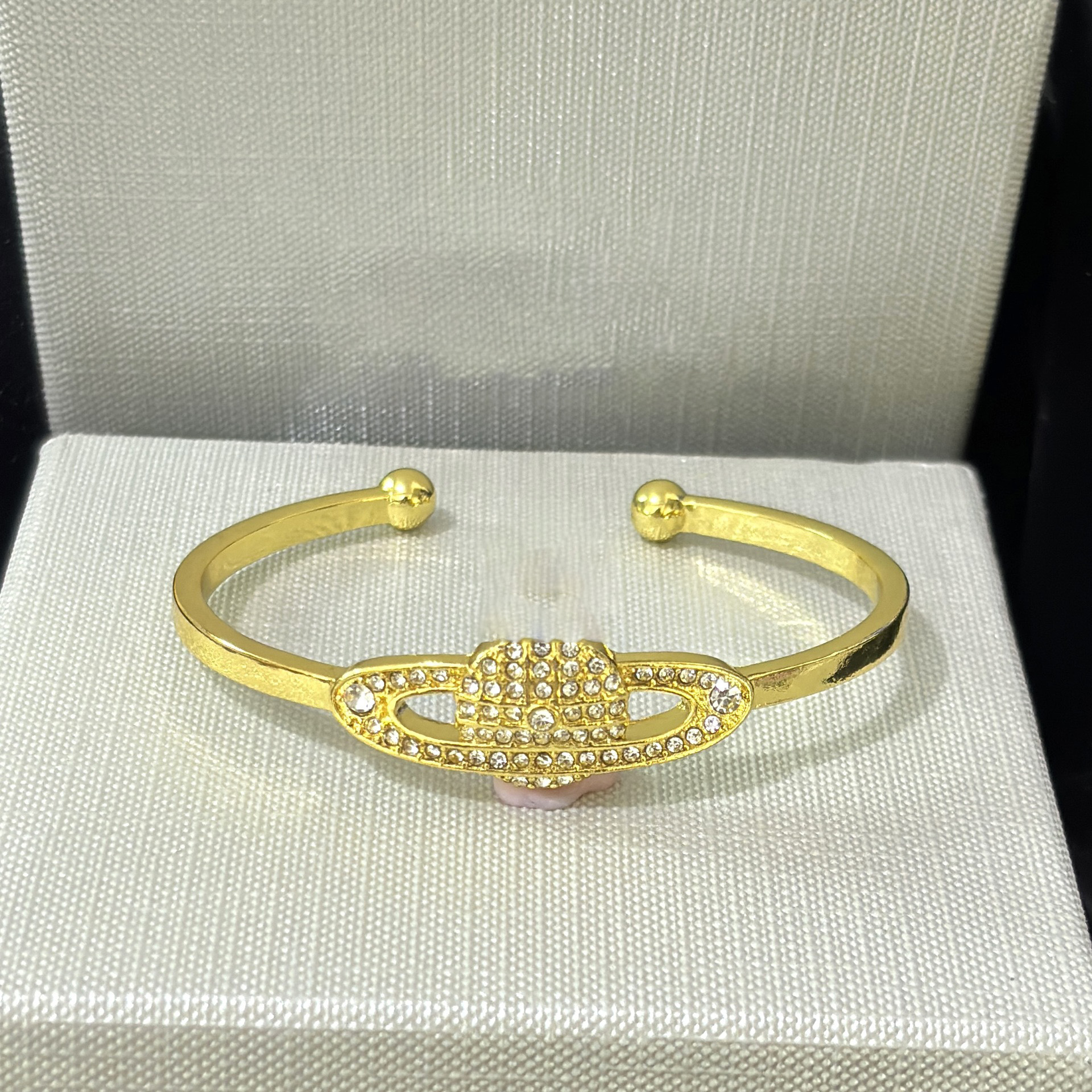 Empress Saturn Full Diamond Classic Planet Bracelet designer bracelet Adjustable Opening High Grade Punk Bangle titanium 18K Stainless Wristband