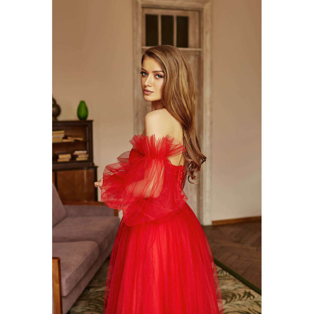 Ful Evening A Ha Strapless Appliques Lace Division Backless Ball Gown Party Dress Custom Made 6660311