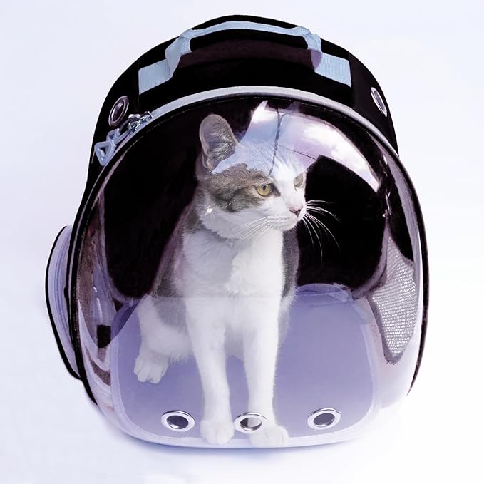 Pet Carrier backpack, suitable for cats, puppies, rabbits, etc., with chest straps, pet carriers for traveling, walking, hiking and outdoor activities