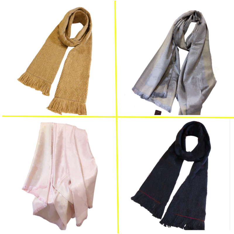 Scarves luxury scarf designers cashmere scarfs women men autumn/winter Printing Letter Wool shawls Winter Warm Silk Slippery Shawl Cloak grid Neck Outdoor fashion