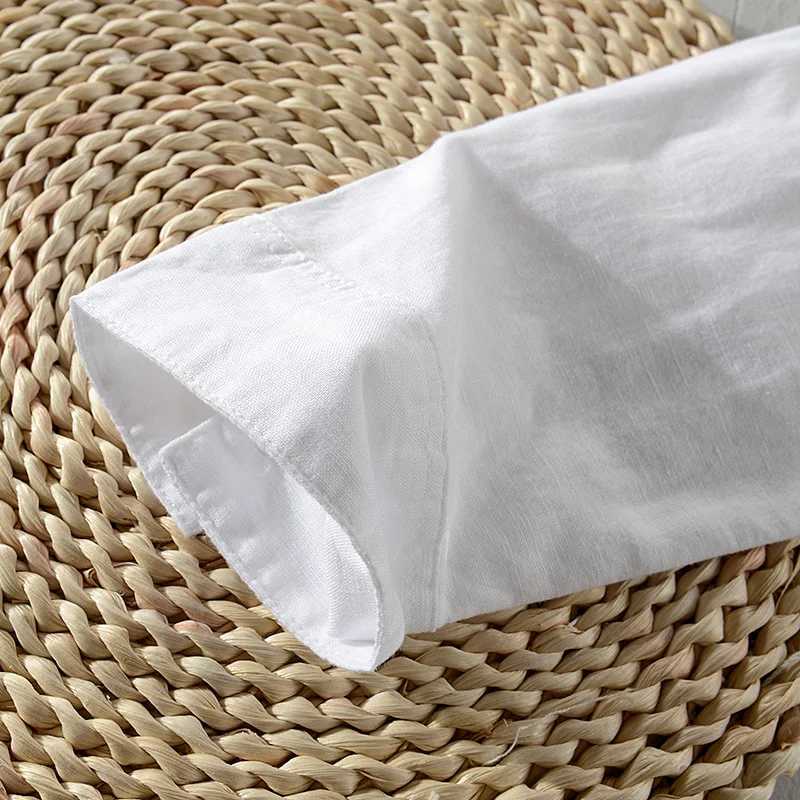 New Arrival Suehaiwes brand Italy stlye long-sleeved linen shirt men fashion cotton mens shirts solid coral red shirt Z250122