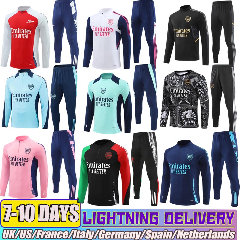 mens kids kit tracksuit Arseanlpudlian Soccer tracksuits 18 19 20 21 22 23 24 25 kid training retro futbol Soccer tracksuit football tracksuit