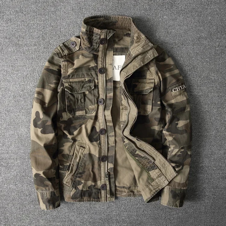 Autumn Winter Mens Camo Jacket Sportswear Thick Jacket Khaki Men Military Camouflage Coat Male Outdoor Work Cargo Jacket Male 250122