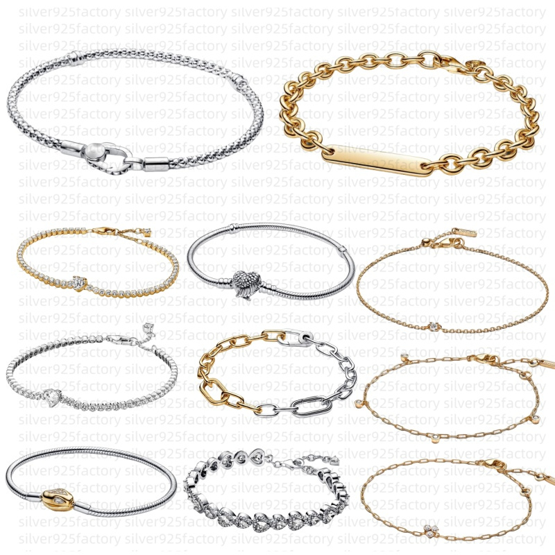 NEW Designer bracelet for women Valentine's Day gift Charm diamonds Hearts bracelets with box 925 silver Snake Clasp link Chain jewelry Luxury Couples gifts