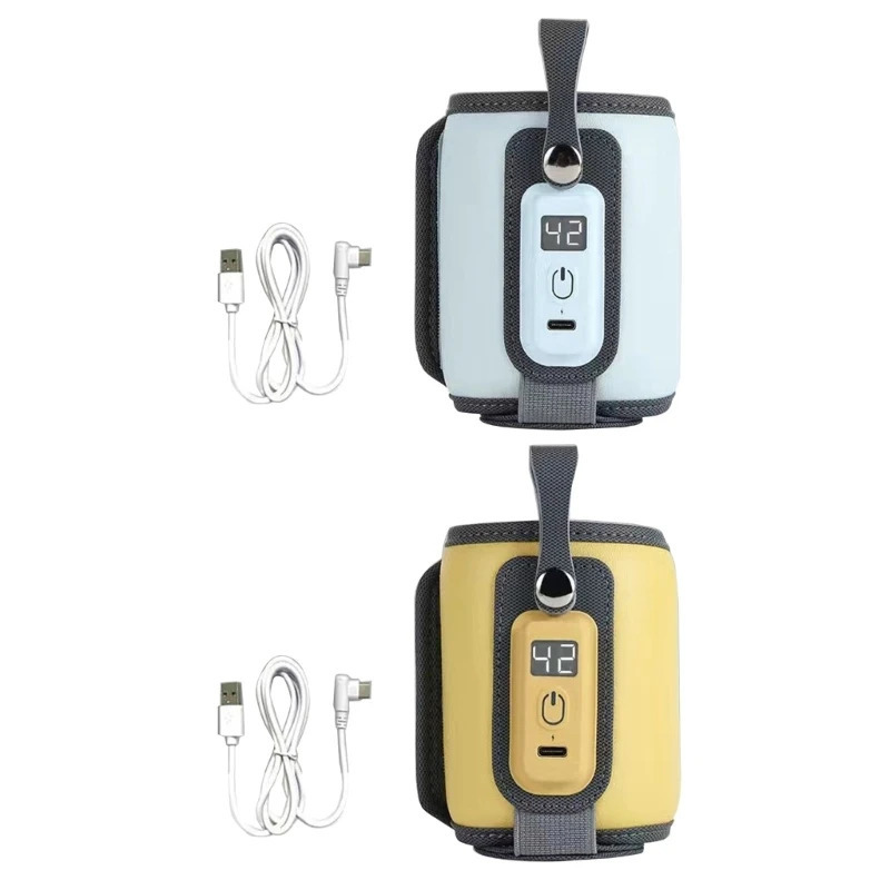 USB Baby Bottle Warmer Milk Infant Feeding Heated Portable Travel Cover Insulation Thermostat for Home 250117