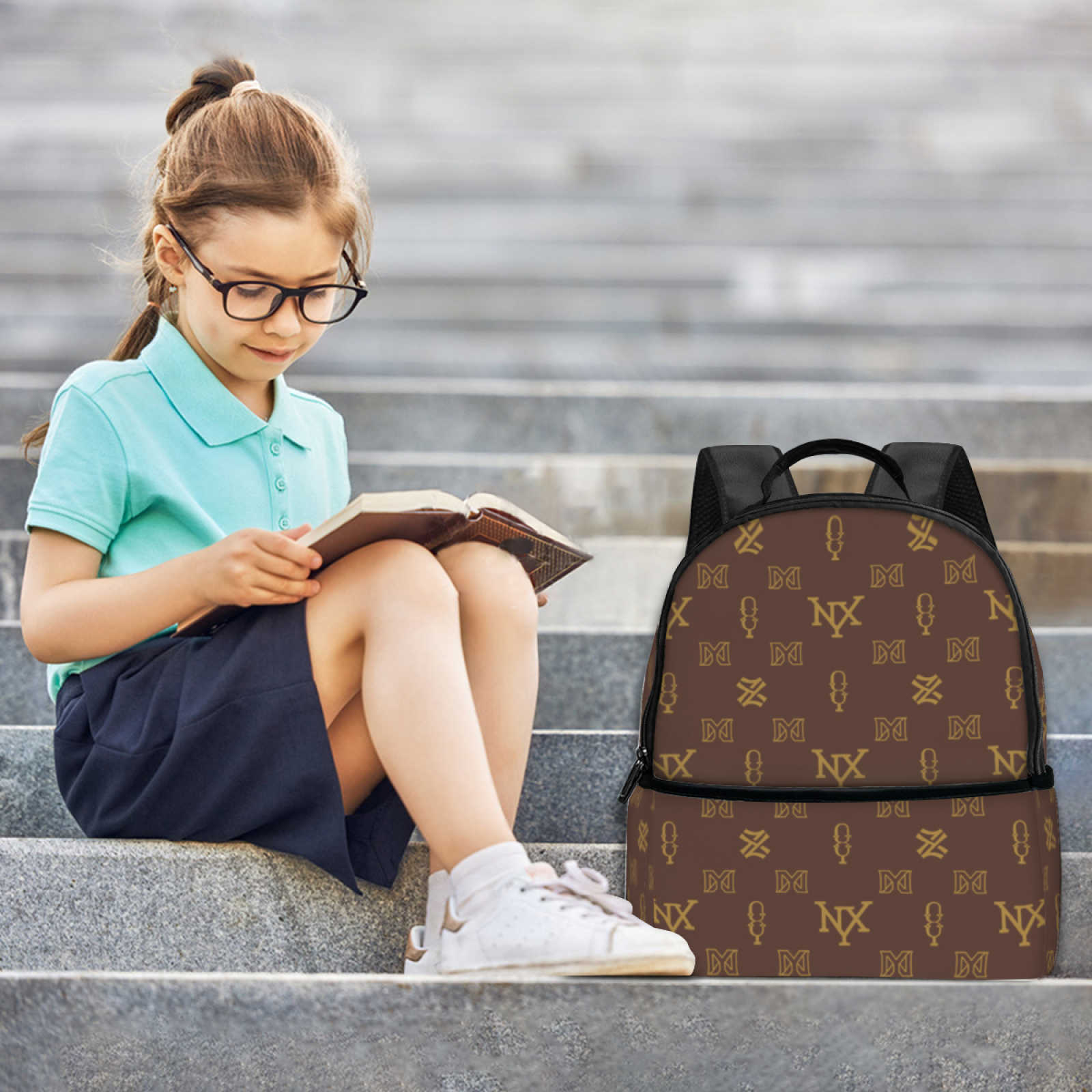 NXY Letter Design Fashion School Bag Large Capacity Student School Bag Womens Brand Designer Backpack Youth SchoolBag Casual Daypack Hip