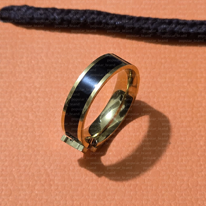 Trendy Ring for Women Designer Rings 18K Gold Stainless Steel Mens Ring Unisex Rings High Quality Designer Jewelry