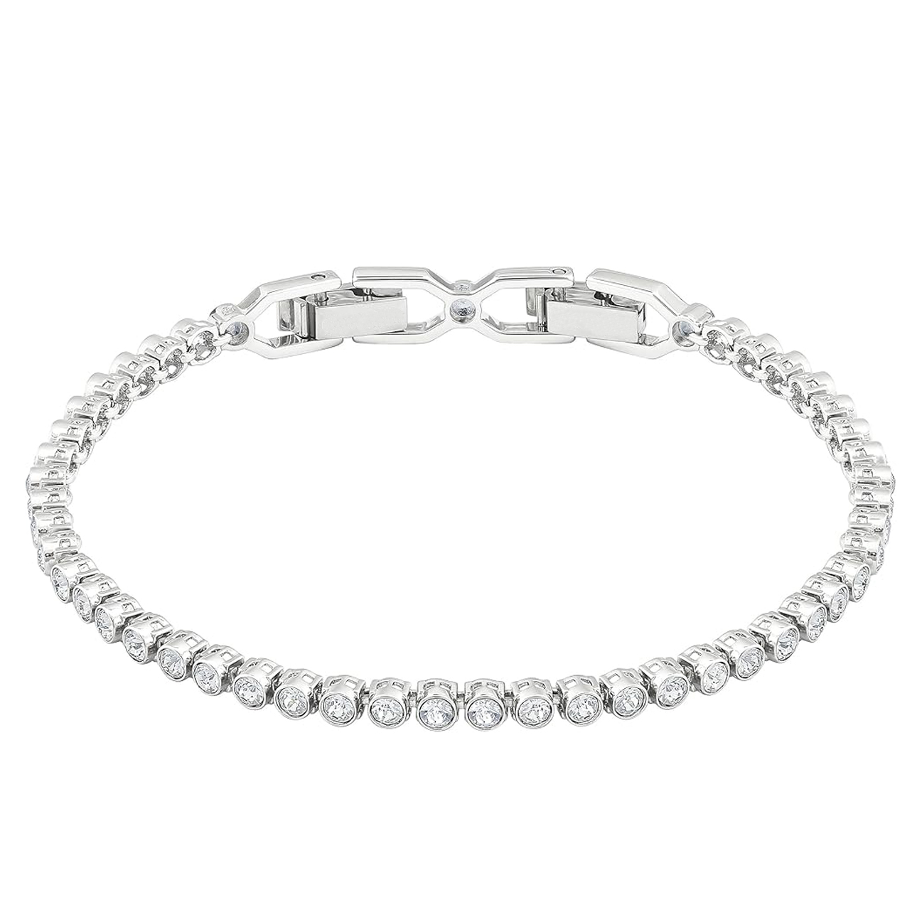 classic 1 row tennis bracelet for women inlaid white Austria crystal dia bracelets designer jewelry woman Christmas valentines day gift