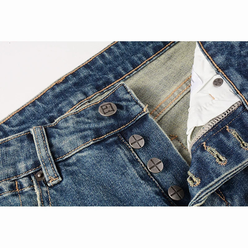 Color 3018 The s Mens Quality Distressed Skinny Ripped Jeans Pants 250116