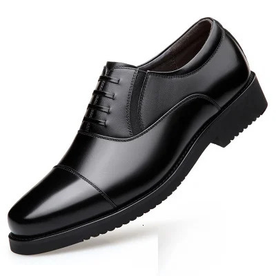 2024 Man Split Leather Shoes Rubber Sole Size 36 37 38 39 40 41 42 43 44 45 48 Man Business Office Male Dress Lether Shoes250114