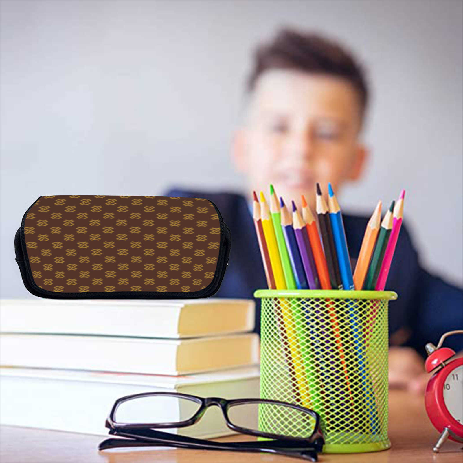 NXY Cosmetic Bag Pencil Case Large Capacity Pencil Pouch Handheld Pen Bag Cosmetic Portable Office School Teen Girl Boy Men Women