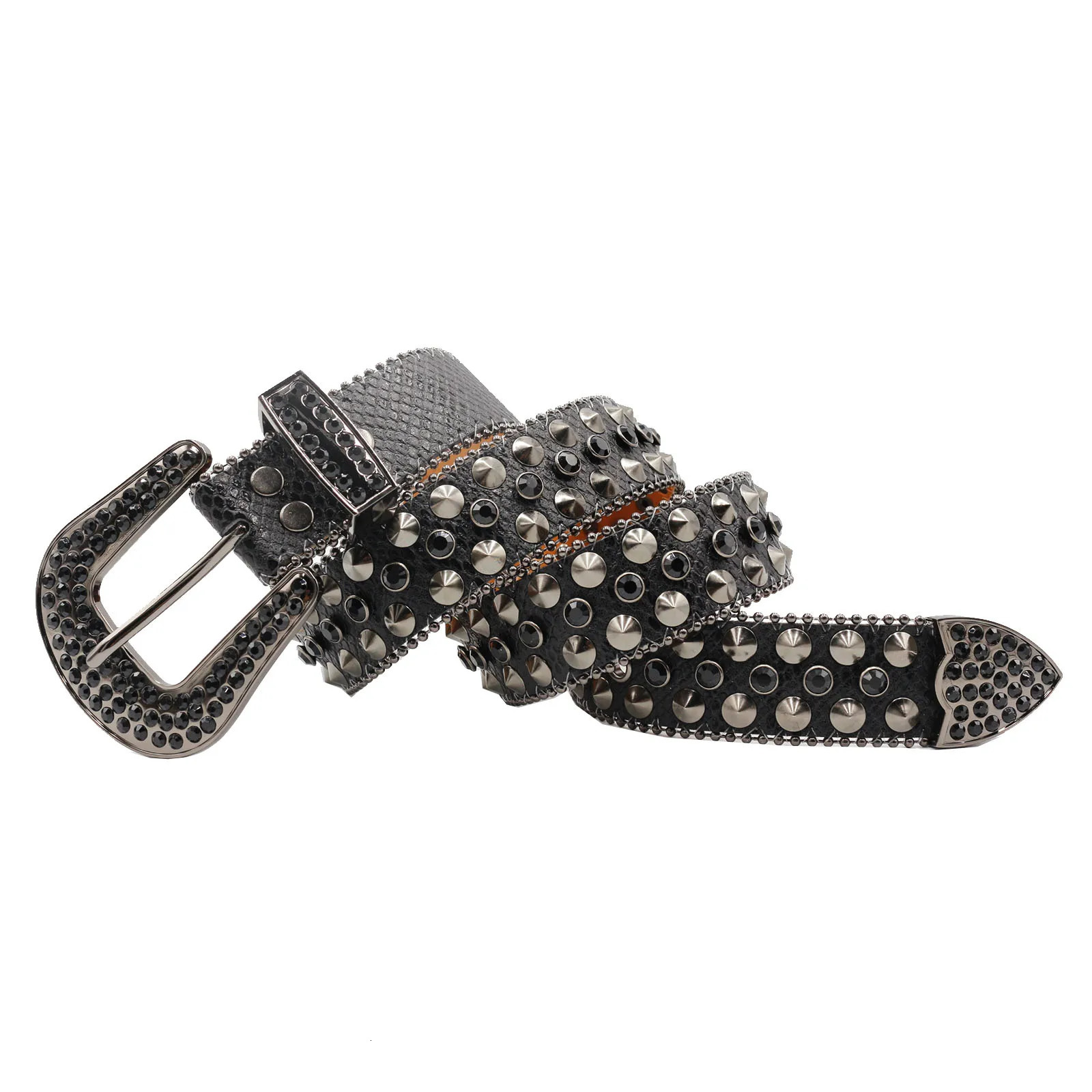 Fashion Rhinestone Studded Belts with Diamonds Female Y2K Accessories Gothic Style bb Belt For Women White Womens Belt 250115