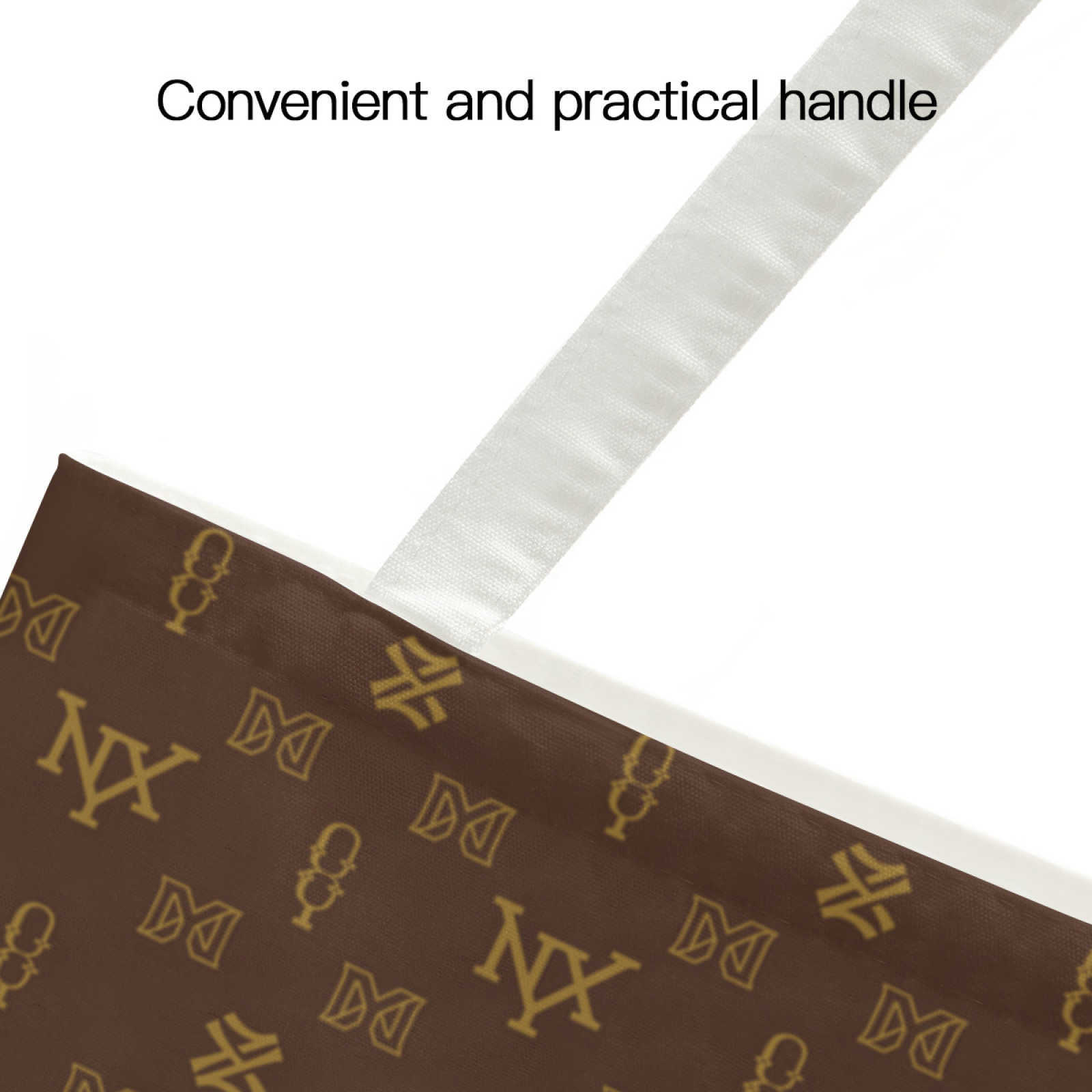 NXY Vintage Letter Canvas Bag Women High Capacity Shopping Bag Fashion Tote Handbag Versatile One Shoulder Bag For Girls Multi-size Commuter Bag Hip