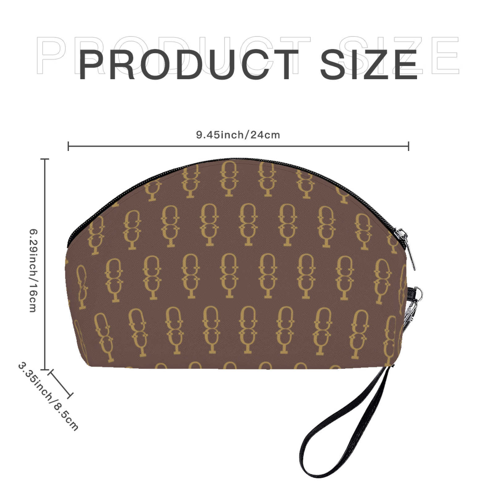 NXY Large Capacity Cosmetic Bags Cases Casual Ladies Fashion Storage Bag With Zipper Female Travel Clutch Bag Small Curved Cosmetic Bag Hip