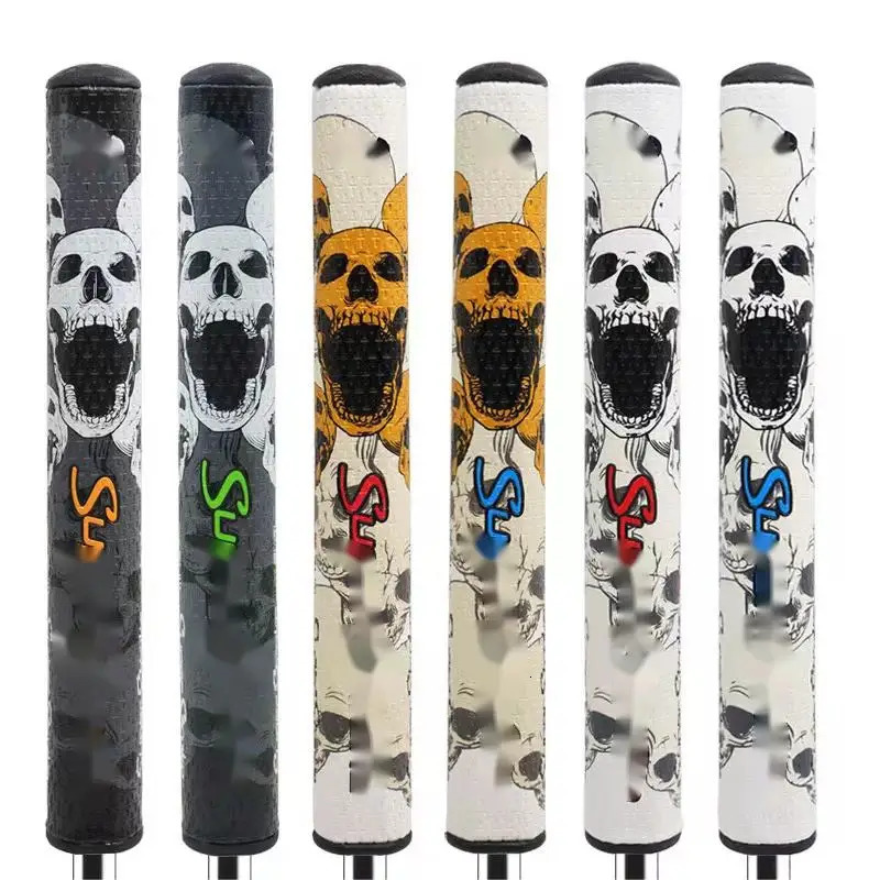 Colors Golf Putter Grips Skull 2.0/3.0/5.0 No Counterweight Grips Print Golf Club Putter Grip PU Non-slip Wear-resistant 250118