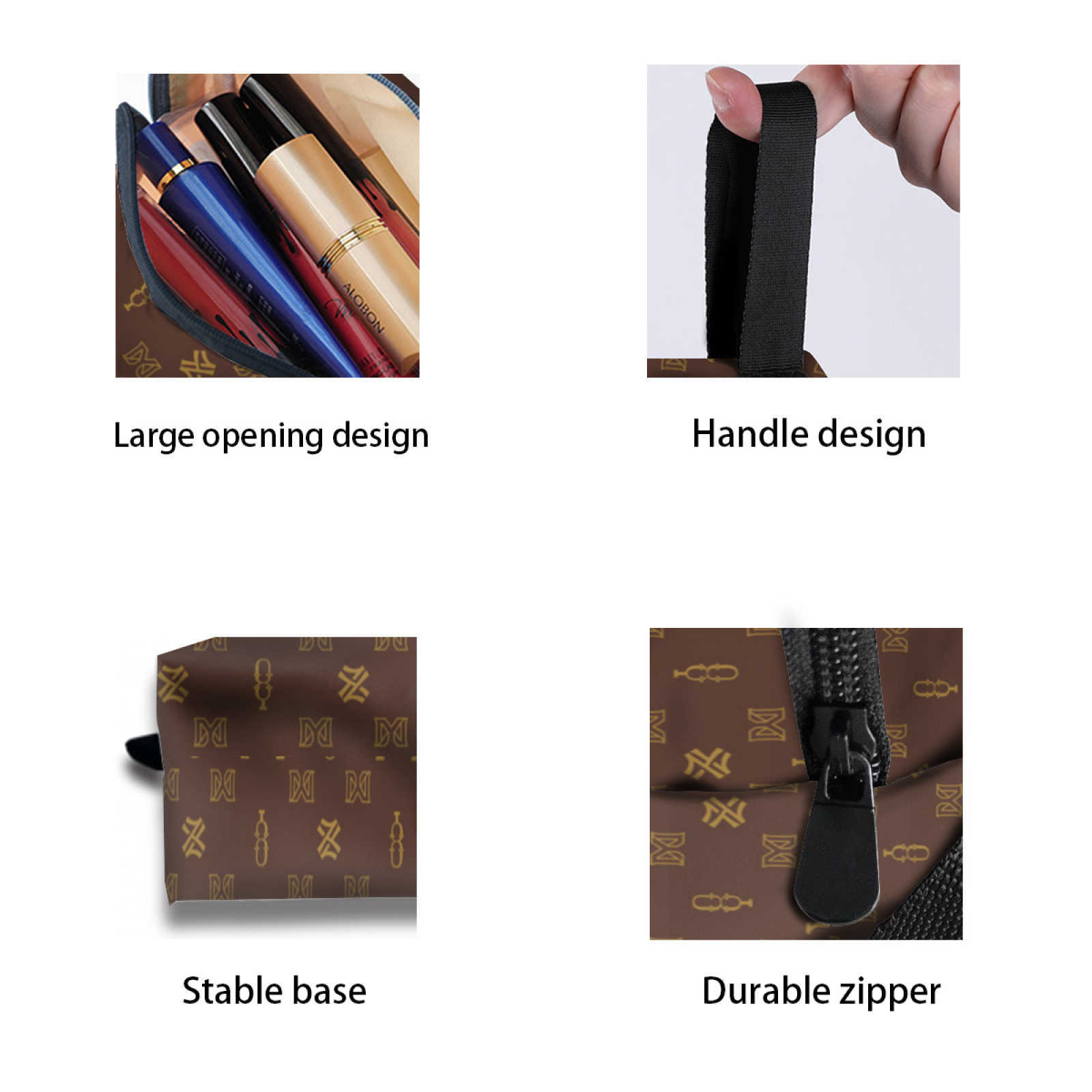 NXY Portable Travel Cosmetic Bags Zipper Canvas Makeup Bag Women Large Capacity Clutch Bag Ladies Handheld Travelling Bags Hip