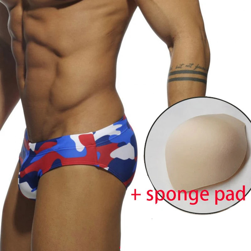 Summer Shorts Men With Pad Swimsuit Gay Swimwear Underpants Mens Swimming Trunks Pool For Short Homme 250122