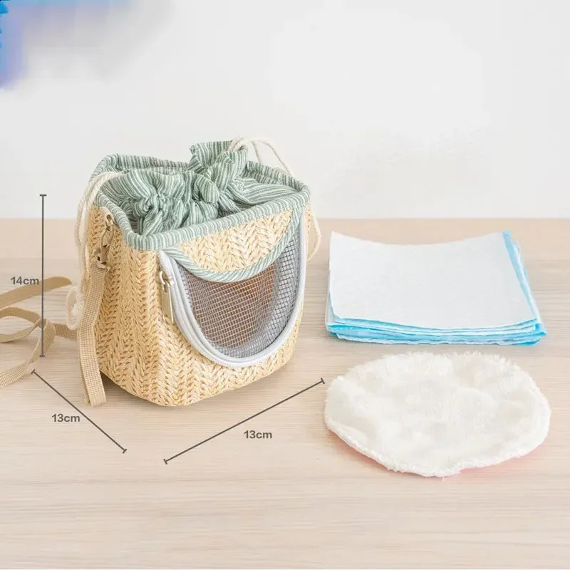 Parrot Cage Go Out with Straw Woven Peony Bird Small Pet Backpack Portable Breathable Outer Cage Bird Supplies Bird Cages 250121