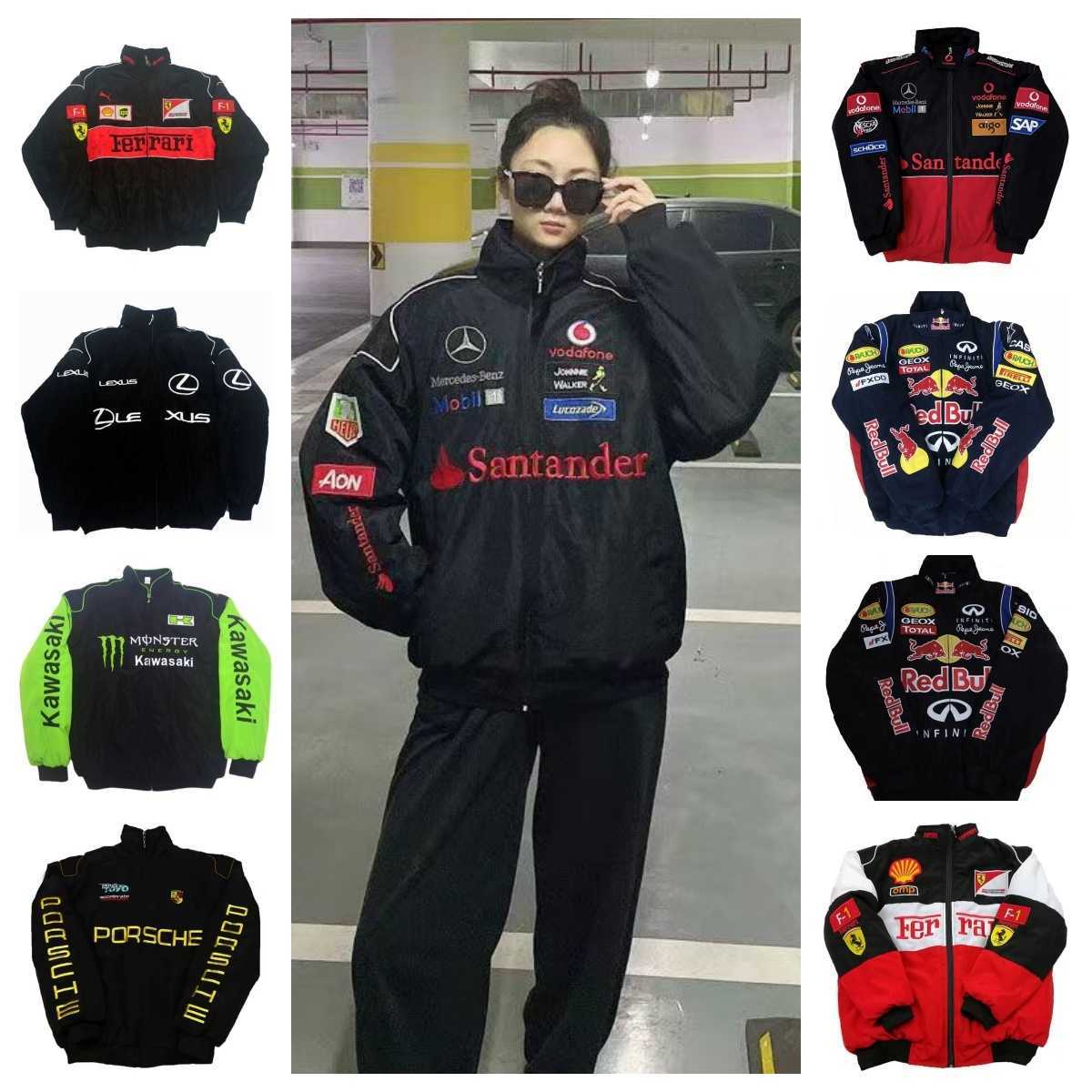 Mens Jackets mens jackets designer jacket f1 racing jacket full coats embroidered street casual jacket european and american sizes outerwear cj