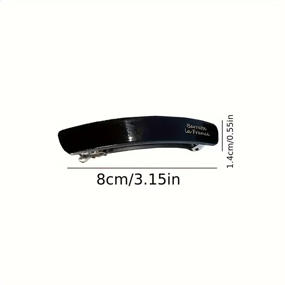 Acetate Hair Clip Elegant Hairgrip Colorful Geometric Barrettes Hairpin Women Accessories 250117