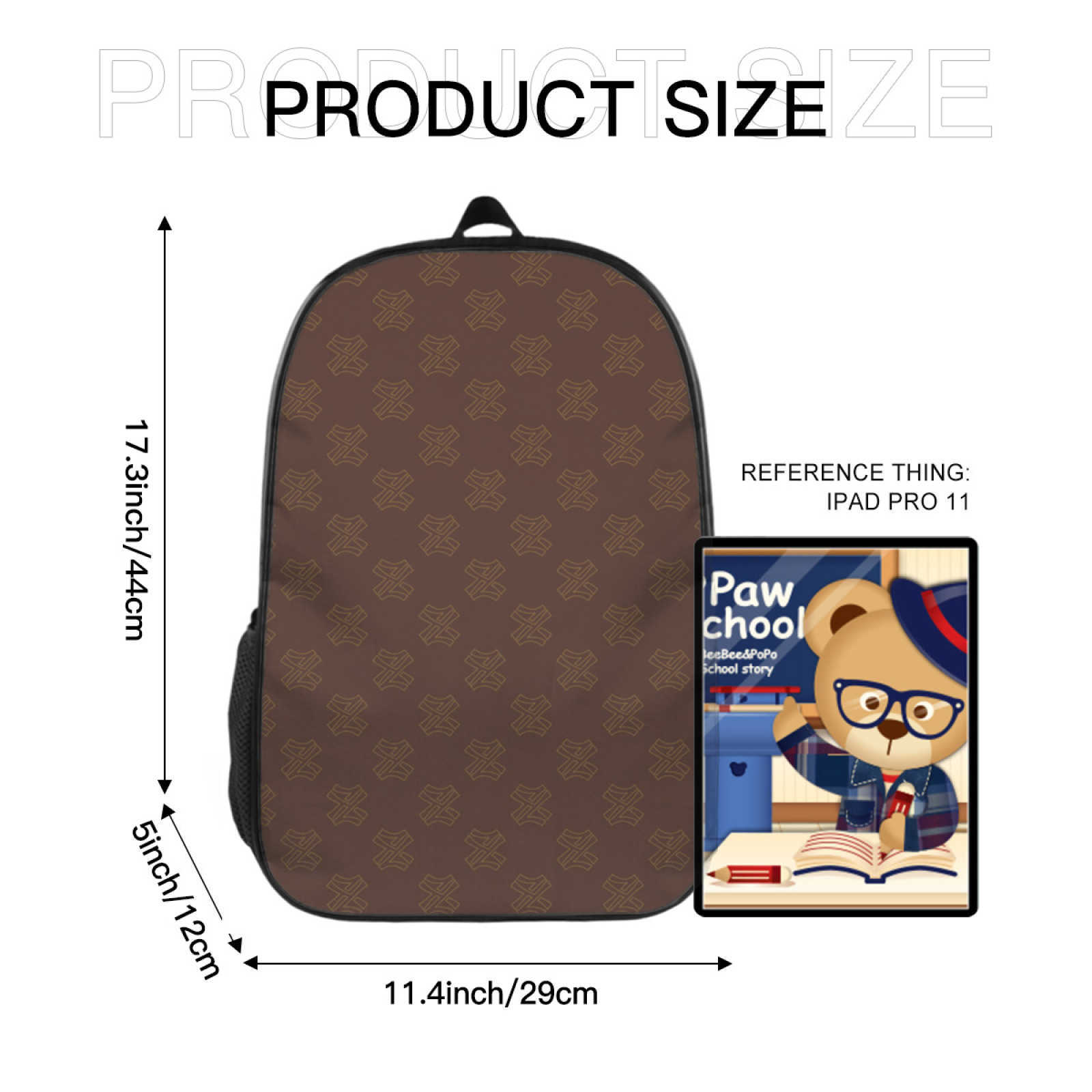NXY Simple Brown Backpack Bag Large Capacity Backpacks Women Casual Travel Bag Solid Student Schoolbag Backpack Unisex Daypack Hip