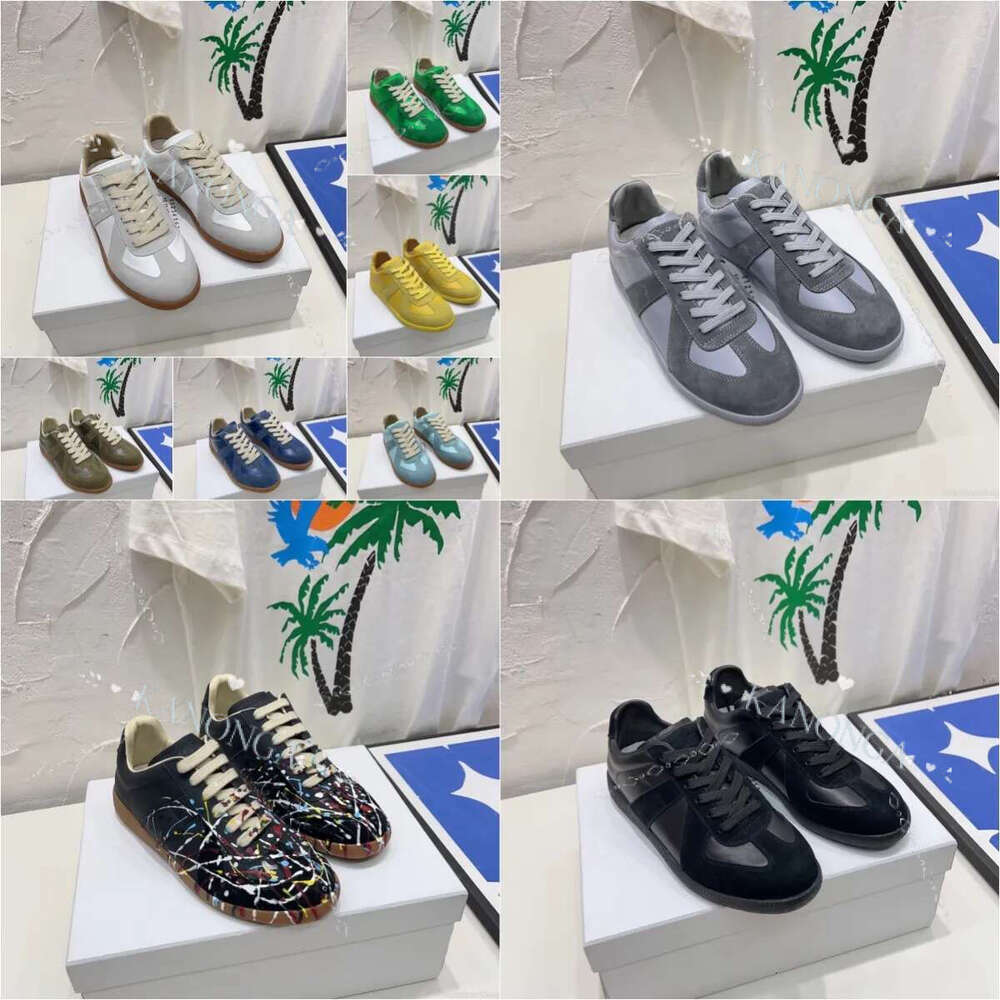 Maison Designer Margelas Gats Women Running Replicate Suede Mm6 Womans Mens Sneakers Flat Foam Dhgate Casual Trainer Outdoor Men Shoes