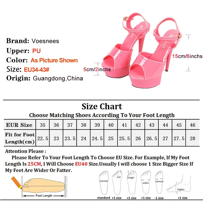 Pink Ankle Strap Party Sandals 15CM Stiletto Sexy Platform Nightclub Women Shoes Solid Color Summer Pole Dance High Heels Mujer 250122