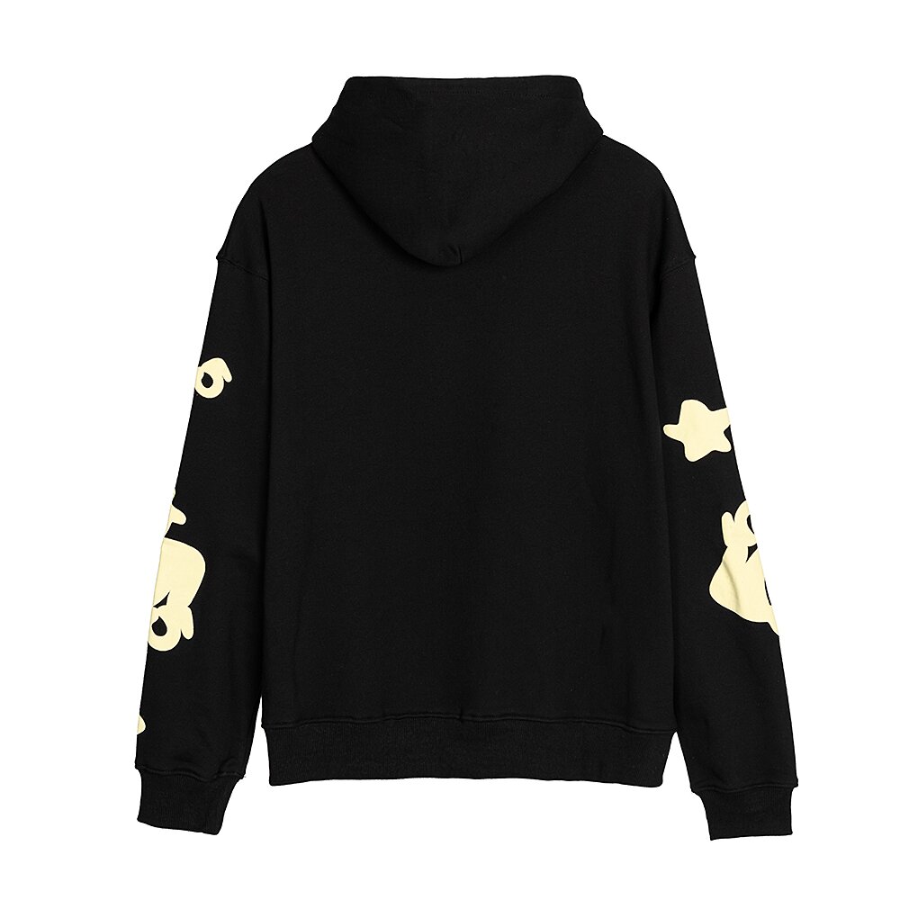 French men's and women's trendy fashion hooded sweatshirt high-quality street three-dimensional head hip-hop loose casual high-end top