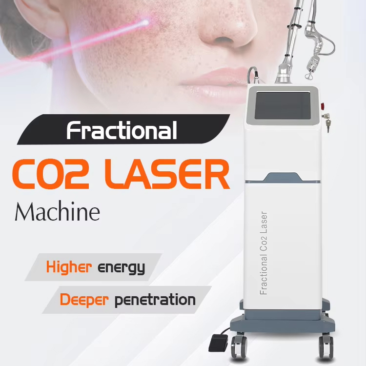 Trending Side Effect Free CO2 Fractional Laser for High Tech Dot Matrix Effective Skin Resurfacing Acne Scars Treatment Mole Wart Laser Removal Machin