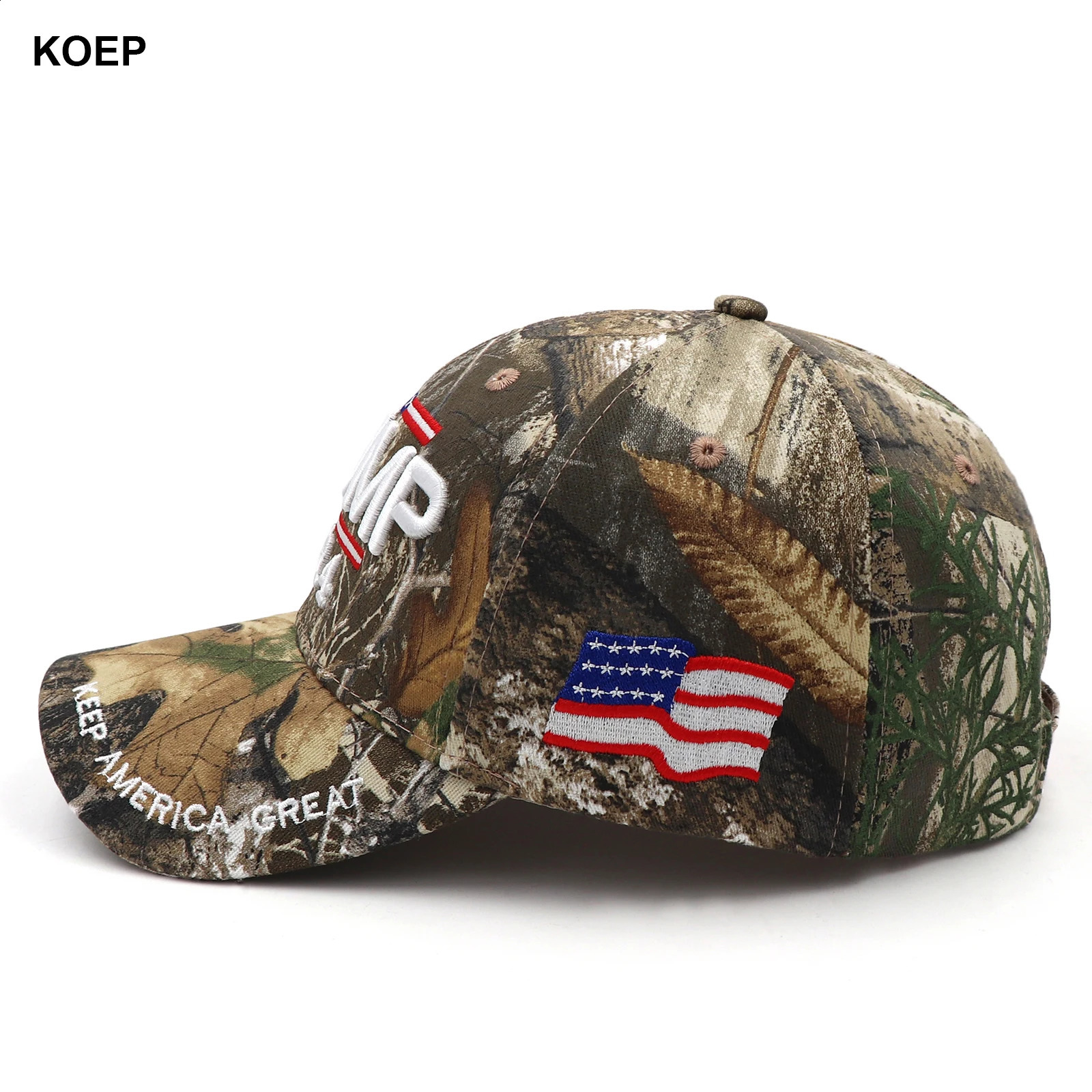 Donald Trump Cap Camouflage USA Flag Baseball Caps Keep America Great Again President Hat 3D Embroidery Wholesale 250117