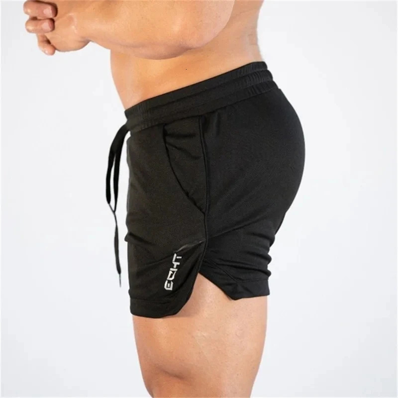 2023 Fitness sports Shorts Men Summer Gyms Workout Male Breathable Mesh shorts Quick Dry Beach Short Pants men Sportswear 250122