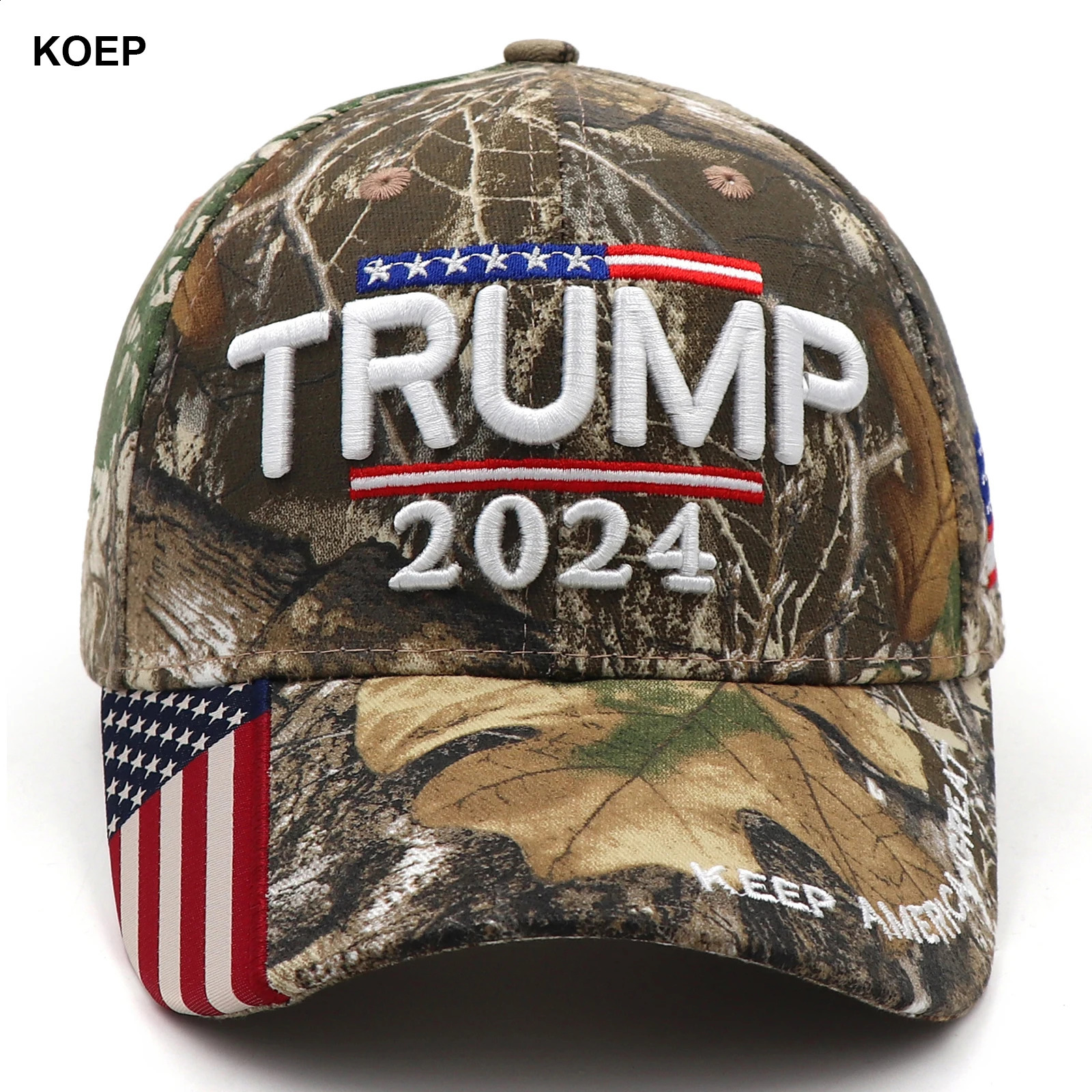 Donald Trump Cap Camouflage USA Flag Baseball Caps Keep America Great Again President Hat 3D Embroidery Wholesale 250117