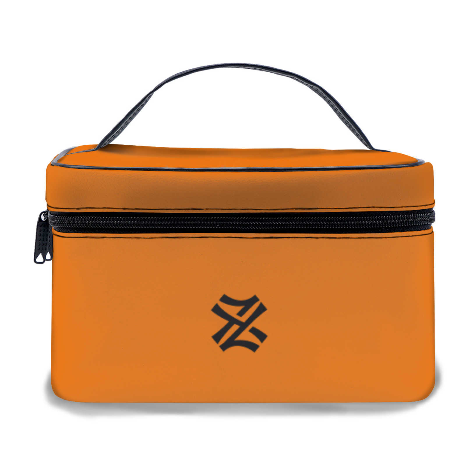 NXY Solid Color Leather Cosmetic Bag Handheld Makeup Bag Women Beauty Travel Storage Bag Professional Organizer Make Up Box Hip